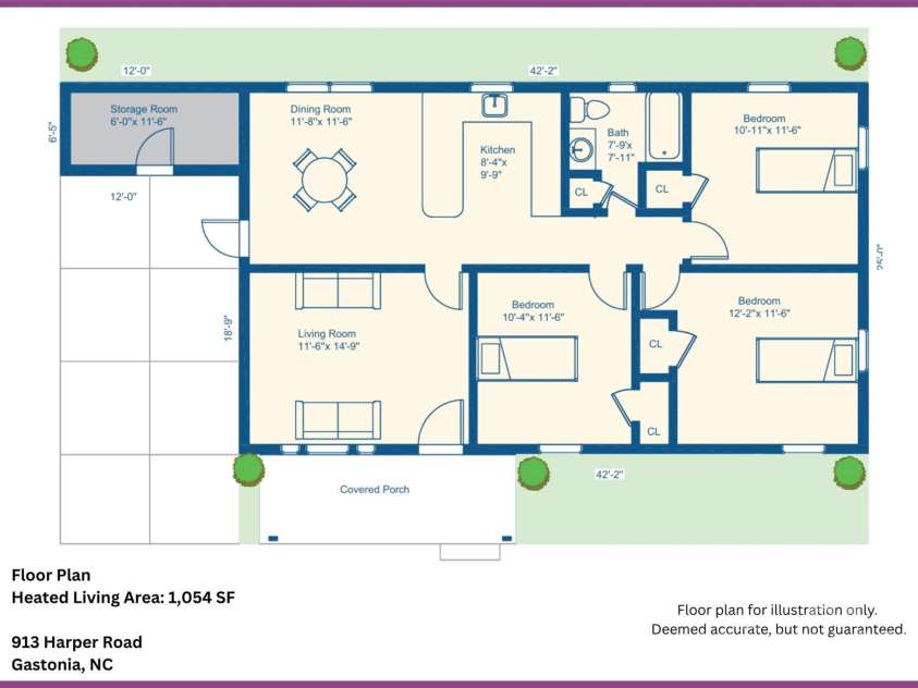913 Harper Road, Gastonia, NC 28056.  MLS# CAR4314996, YatesRealty ID 48972. 