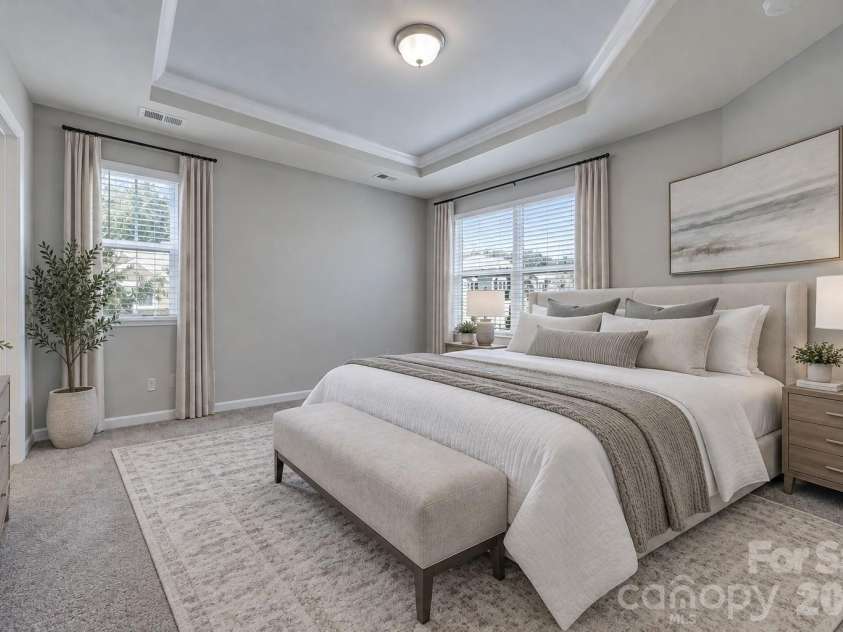 13348 Savaine Street, Charlotte, NC 28278.  MLS# CAR4420023, YatesRealty ID 48992. Virtually Staged - Primary Bedroom