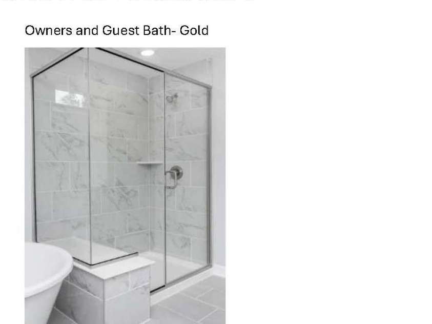 2919 Audubon Ridge Drive, Belmont, NC 28012.  MLS# CAR4421036, YatesRealty ID 48993. Owners bath shower enclosure