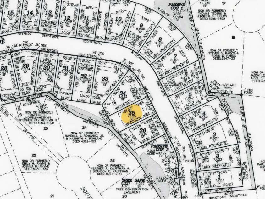2919 Audubon Ridge Drive, Belmont, NC 28012.  MLS# CAR4421036, YatesRealty ID 48993. Plat Map