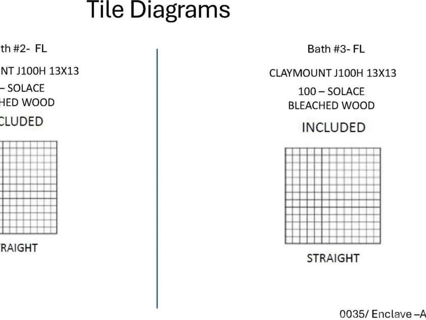 2919 Audubon Ridge Drive, Belmont, NC 28012.  MLS# CAR4421036, YatesRealty ID 48993. Tile selections