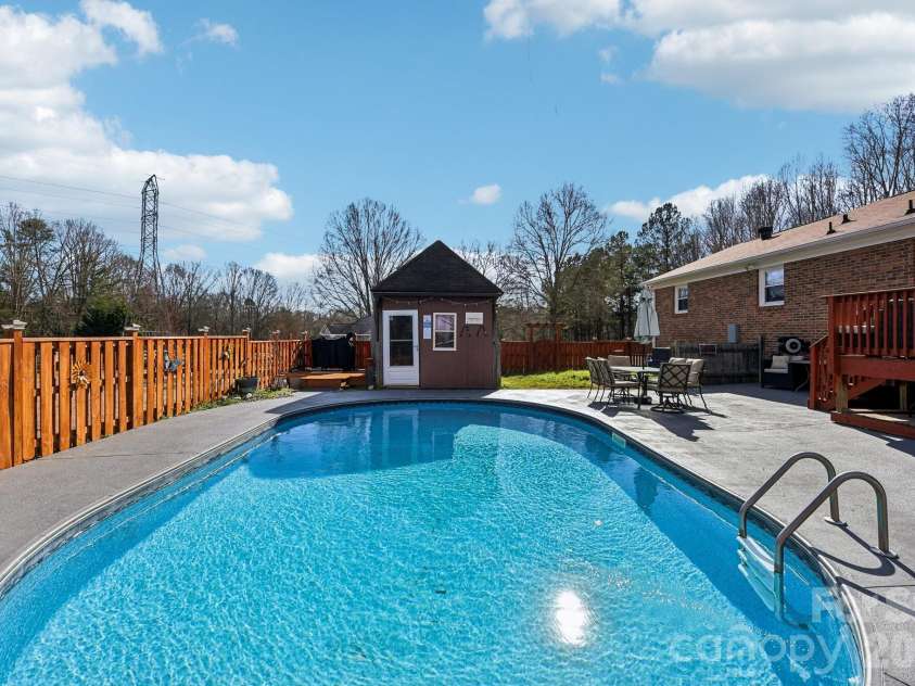1574 Elderwood Road, Rock Hill, SC 29732.  MLS# CAR4421682, YatesRealty ID 48996. Sand filtered pool