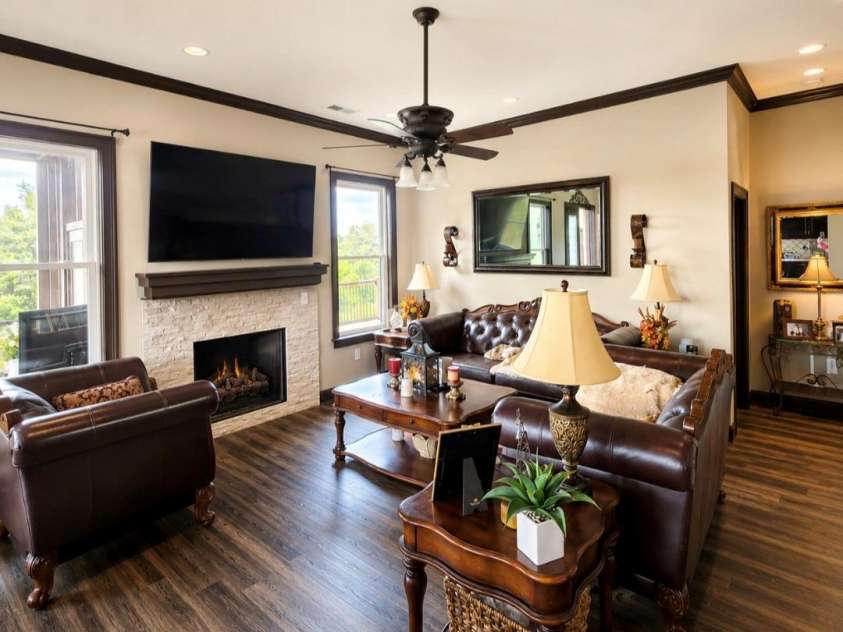 3233 Hahn Scott Road, Mount Pleasant, NC 28124.  MLS# CAR4421971, YatesRealty ID 49027. From Open Kitchen looking into Great Room