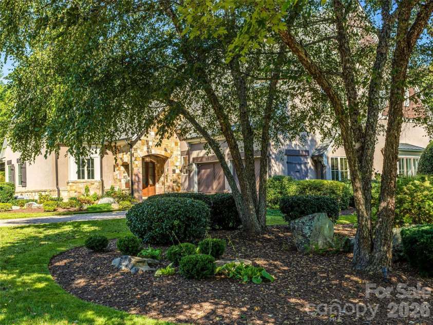583 Walnut Valley Parkway, Arden, NC 28704.  MLS# CAR4413948, YatesRealty ID 49036. Front Exterior from yard