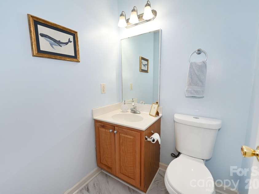 236 17th Avenue, Hickory, NC 28602.  MLS# CAR4421627, YatesRealty ID 49043. Main level half bathroom