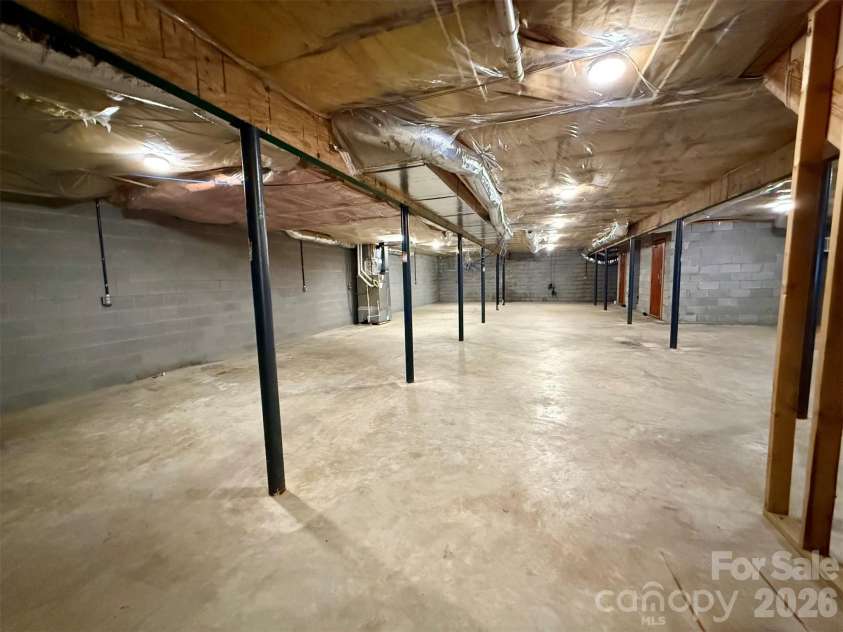 30 & 32 Gravely Branch Road, Fletcher, NC 28732.  MLS# CAR4420333, YatesRealty ID 49058. Office - Basement