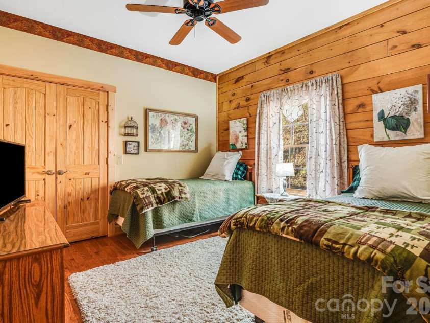 158 Raven Boulevard, Lake Lure, NC 28746.  MLS# CAR4335082, YatesRealty ID 4906. Guest bedroom