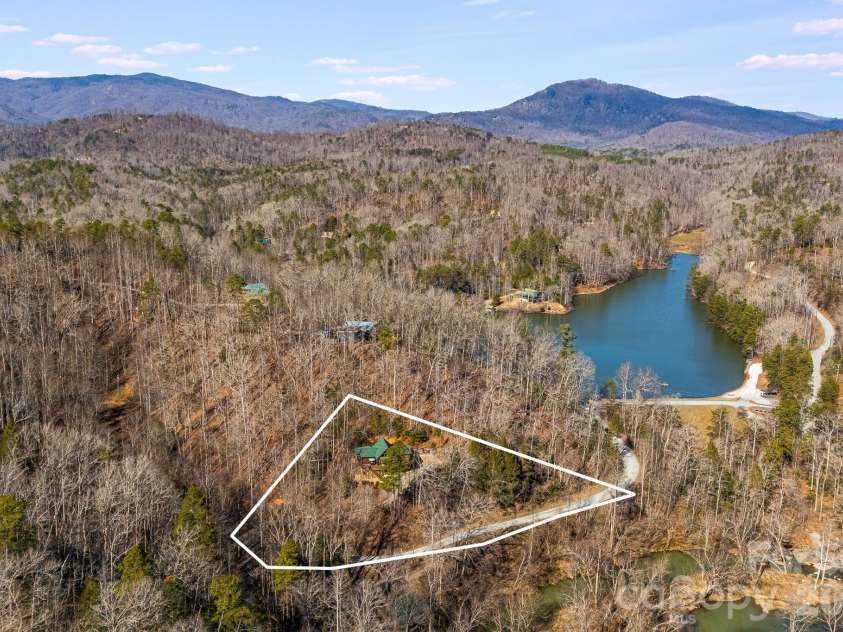 158 Raven Boulevard, Lake Lure, NC 28746.  MLS# CAR4335082, YatesRealty ID 4906. Proximity to lake