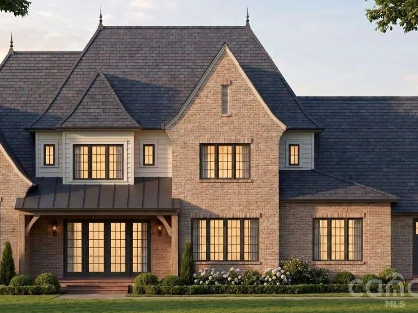 12728 Early Meadow Way, Mint Hill, NC 28227.  MLS# CAR4421549, YatesRealty ID 49062. Rendering of Rear Elevation