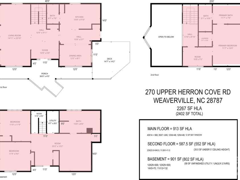 270 Upper Herron Cove Road, Weaverville, NC 28787.  MLS# CAR4418748, YatesRealty ID 49079. 