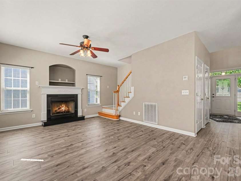 3118 Hadden Hall Boulevard, Fort Mill, SC 29715.  MLS# CAR4420976, YatesRealty ID 49089. Family Room, virtual fire