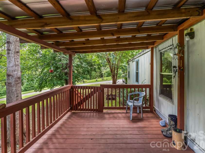 230 JOHNSON HOLLOW Road, Marion, NC 28752.  MLS# CAR4421839, YatesRealty ID 49094. Porch - single wide