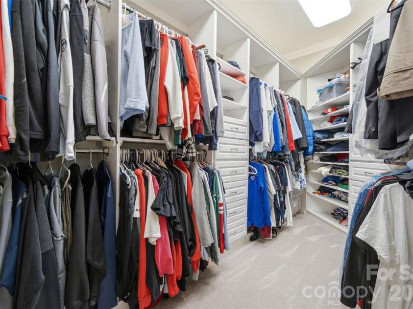 1206 Delaney Drive, Weddington, NC 28104.  MLS# CAR4421166, YatesRealty ID 49098. Primary Bedroom's Walk-in Closet