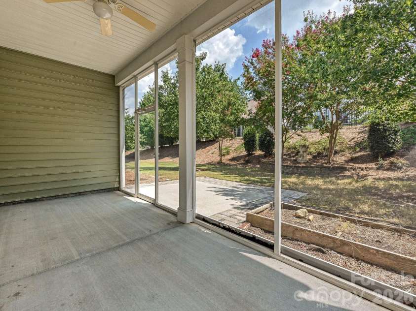 1021 Knob Creek Lane, Tega Cay, SC 29708.  MLS# CAR4420740, YatesRealty ID 49105. Screened Porch
