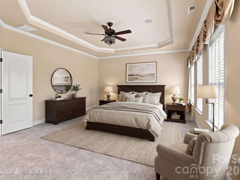 155 Black Mountain Drive, Fort Mill, SC 29708.  MLS# CAR4420425, YatesRealty ID 49113. Virtual Stage-Primary Suite
