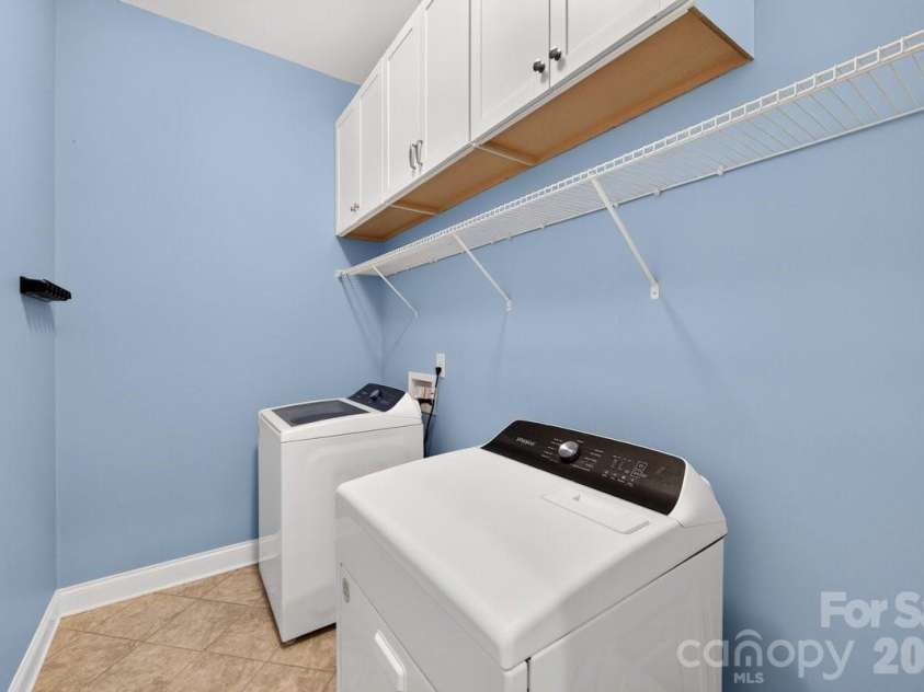 11322 Brangus Lane, Charlotte, NC 28227.  MLS# CAR4414789, YatesRealty ID 49136. Laundry room on the main level