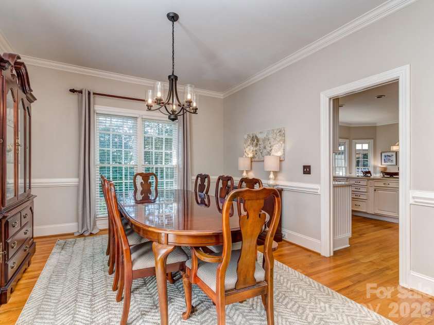 9707 St Barts Lane, Huntersville, NC 28078.  MLS# CAR4419962, YatesRealty ID 49152. Dining room