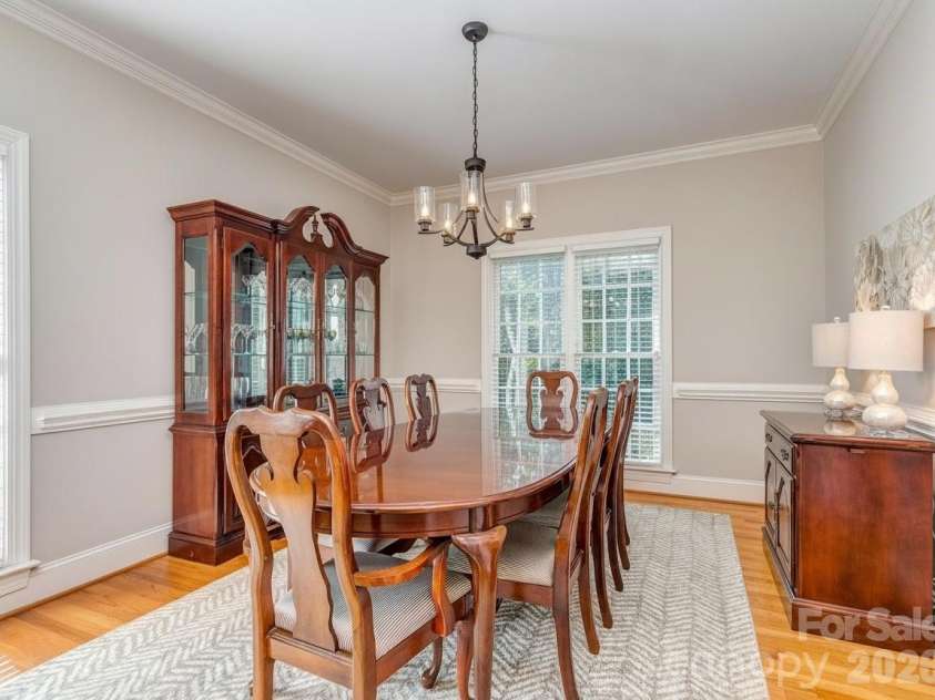 9707 St Barts Lane, Huntersville, NC 28078.  MLS# CAR4428955, YatesRealty ID 49152. Dining room