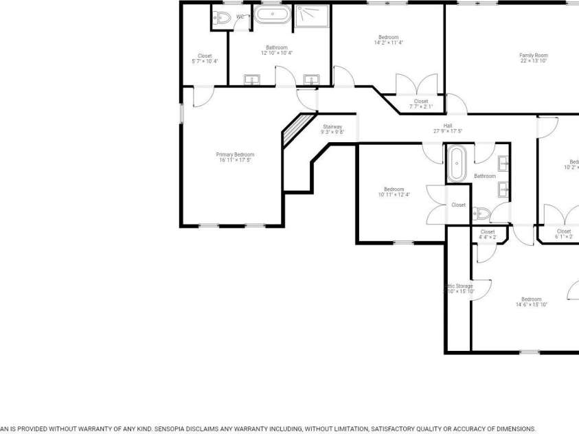 9707 St Barts Lane, Huntersville, NC 28078.  MLS# CAR4428955, YatesRealty ID 49152. Second floor floorplan
