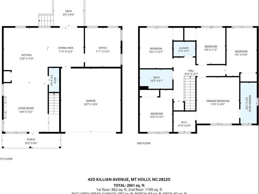 420 Killian Avenue, Mount Holly, NC 28120.  MLS# CAR4422139, YatesRealty ID 49174. 