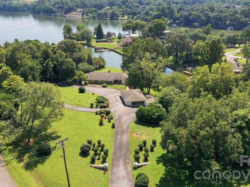 4830 Center Street, Hickory, NC 28601.  MLS# CAR4421553, YatesRealty ID 49176. Aerial Front View