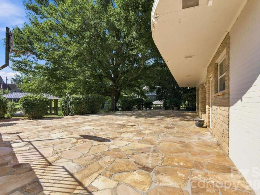 4830 Center Street, Hickory, NC 28601.  MLS# CAR4421553, YatesRealty ID 49176. Focused Back Patio View
