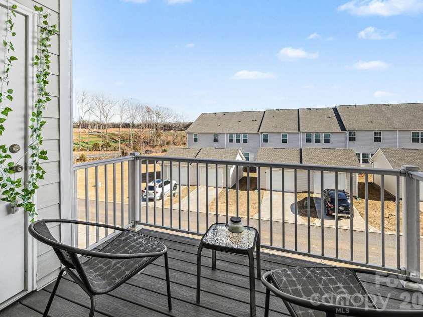 117 Morning Gap Parkway, Fort Mill, SC 29715.  MLS# CAR4333429, YatesRealty ID 4918. Balcony faces east on the rear of the home. 