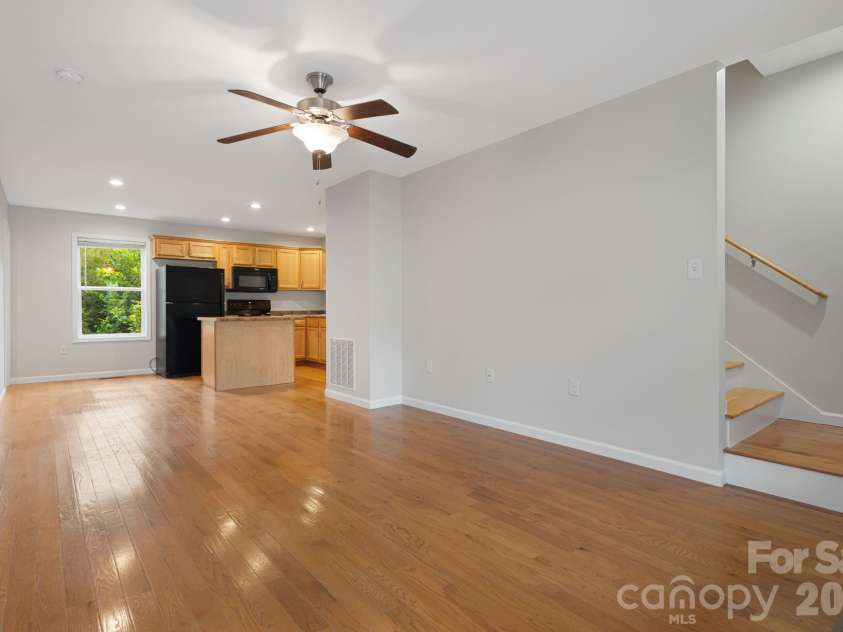 1 Red Clover Drive, Candler, NC 28715.  MLS# CAR4305641, YatesRealty ID 4919. Living area - open concept