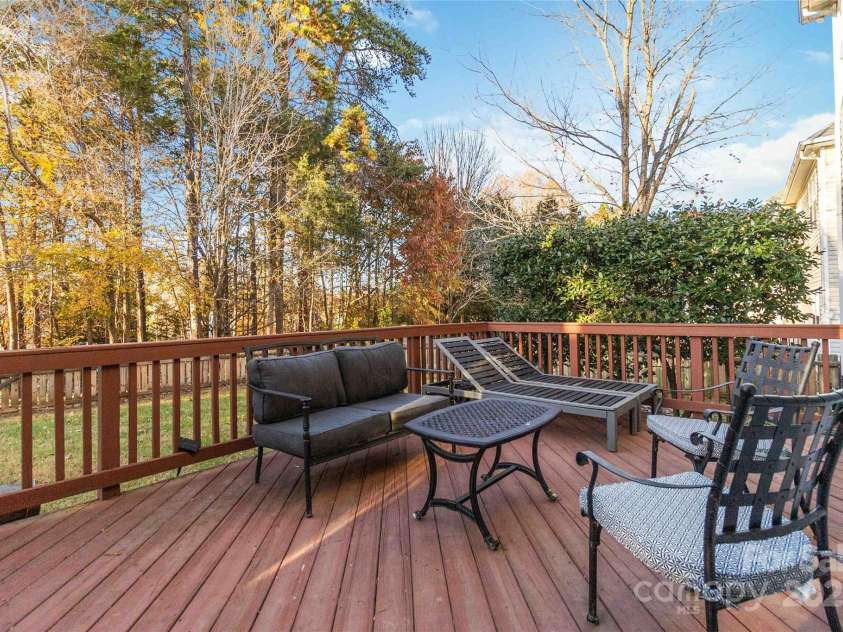 1608 Copperplate Road, Charlotte, NC 28262.  MLS# CAR4323232, YatesRealty ID 492. Backyard deck