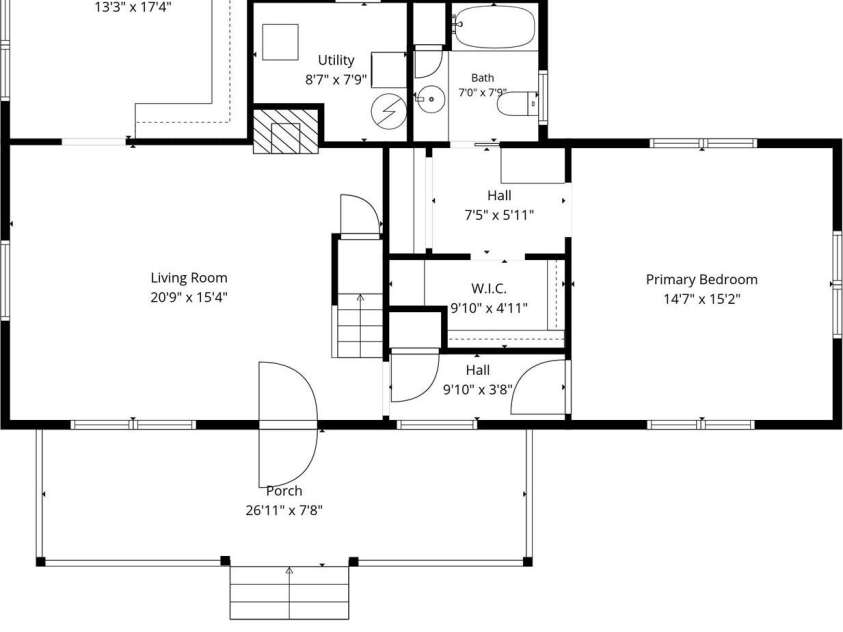 689 Trade Street, Tryon, NC 28782.  MLS# CAR4421132, YatesRealty ID 49209. 