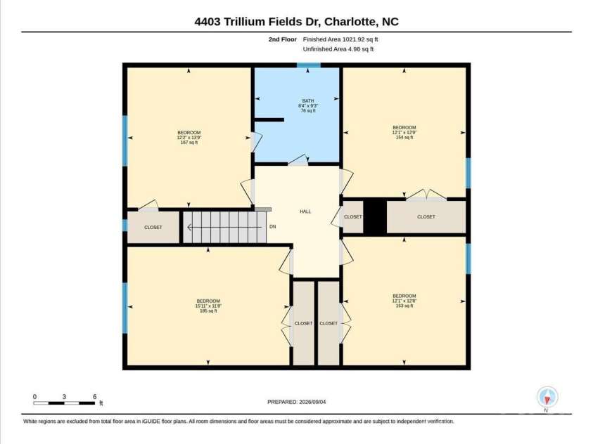 4403 Trillium Fields Drive, Charlotte, NC 28269.  MLS# CAR4416499, YatesRealty ID 49212. 