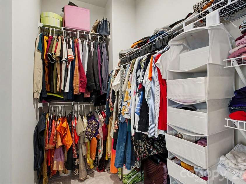 4518 Valley Walk Drive, Charlotte, NC 28216.  MLS# CAR4415326, YatesRealty ID 49213. Third Floor- Primary Closet