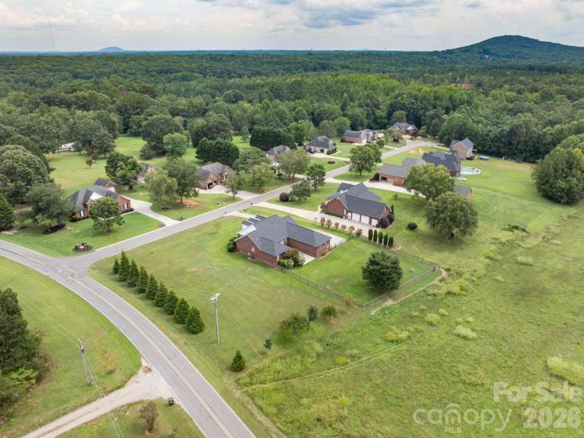 2502 Burton Estates Lane, Lincolnton, NC 28092.  MLS# CAR4410448, YatesRealty ID 49215. Home from side above