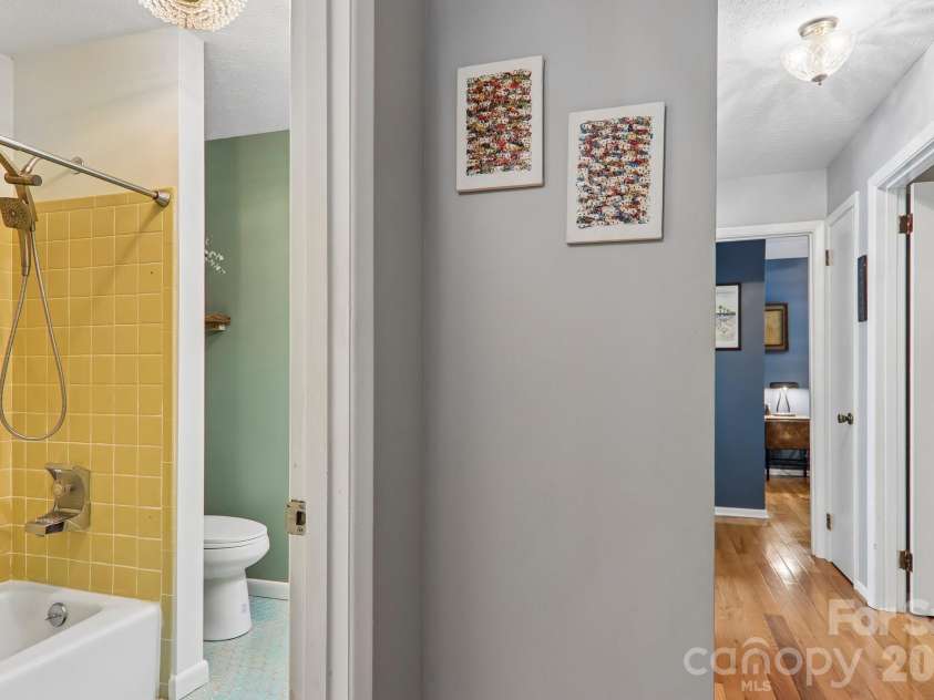 164 Pegg Road, Marshall, NC 28753.  MLS# CAR4417491, YatesRealty ID 49238. Hall bathroom