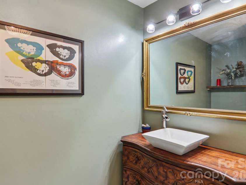 164 Pegg Road, Marshall, NC 28753.  MLS# CAR4417491, YatesRealty ID 49238. Hall bathroom