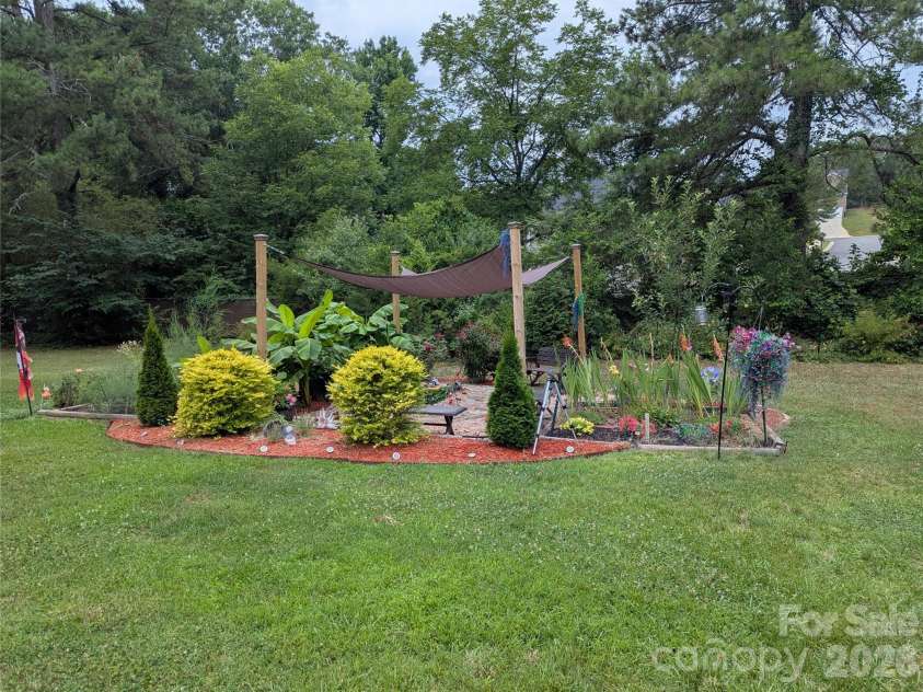 1311 Metcalf Road, Shelby, NC 28150.  MLS# CAR4422153, YatesRealty ID 49245. Sitting area w/Canopy