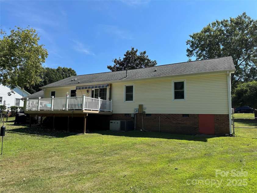 818 Rubens Road, Concord, NC 28027.  MLS# CAR4309635, YatesRealty ID 4926. Exterior rear view #2 