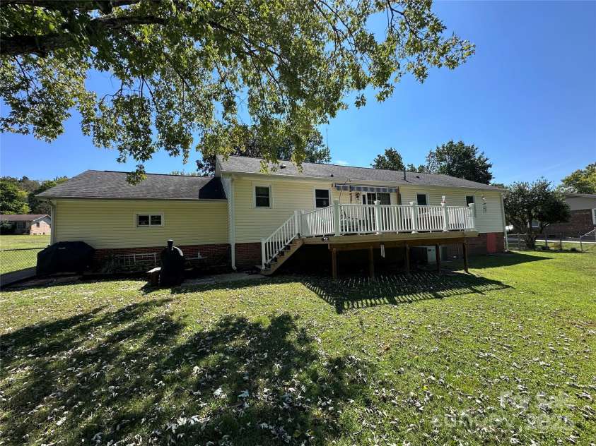 818 Rubens Road, Concord, NC 28027.  MLS# CAR4309635, YatesRealty ID 4926. Rear exterior view 