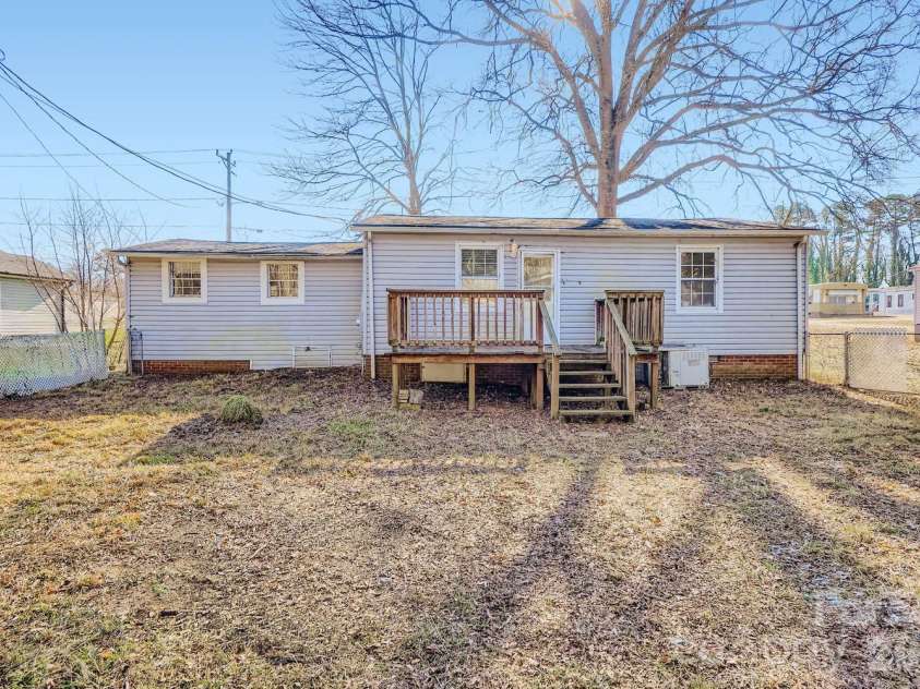 901 Klondale Street, China Grove, NC 28023.  MLS# CAR4336467, YatesRealty ID 4927. Back View