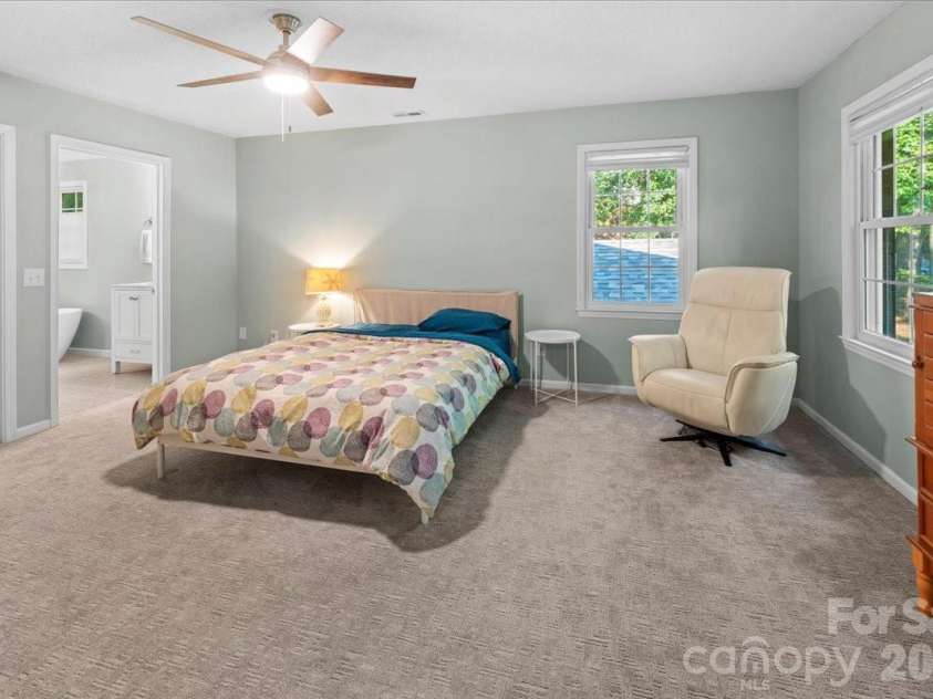 705 Brunson Drive, Albemarle, NC 28001.  MLS# CAR4422232, YatesRealty ID 49272. Primary bedroom