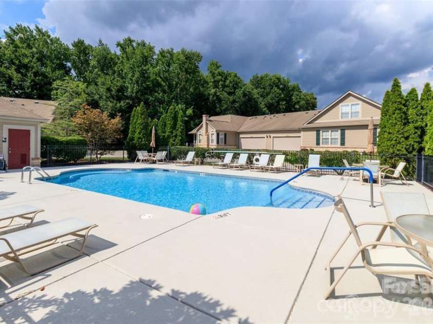 3546 Bank Court, Matthews, NC 28105.  MLS# CAR4320664, YatesRealty ID 4928. Club House Pool