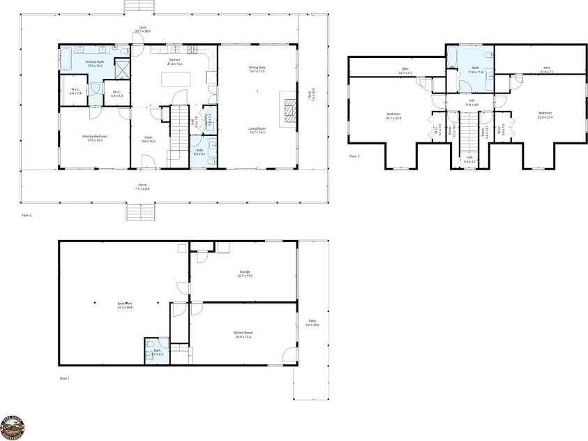 119 Mountain Bluff Trail, Hendersonville, NC 28792.  MLS# CAR4422233, YatesRealty ID 49280. Floor Plan - 3 levels