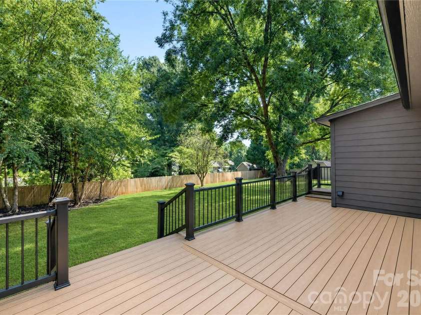 129 Mooreland Road, Mooresville, NC 28117.  MLS# CAR4422105, YatesRealty ID 49283. Composite deck 2