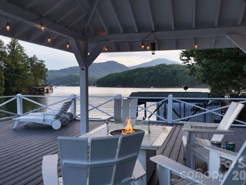 183 Blarney Road, Lake Lure, NC 28746.  MLS# CAR4326369, YatesRealty ID 49285. Expansive deck space with Covered Gazebo.
