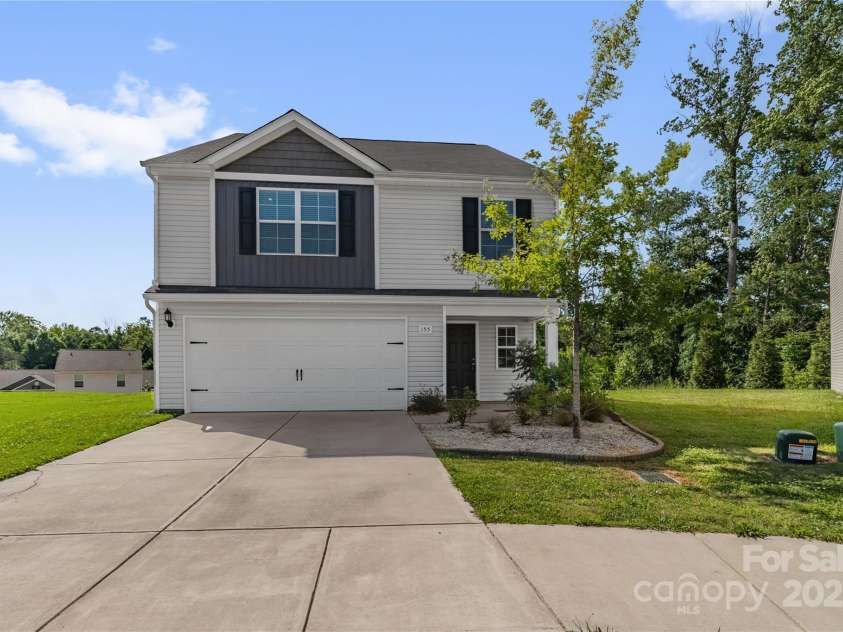 155 Trail Wood Court, Salisbury, NC 28146.  MLS# CAR4259227, YatesRealty ID 493. Front view