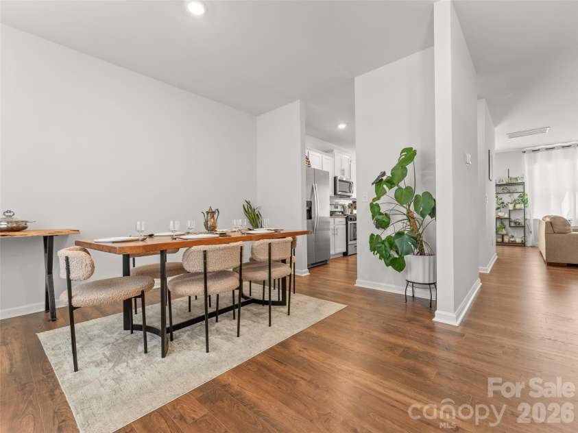 302 woodnettle Lane, Arden, NC 28704.  MLS# CAR4421462, YatesRealty ID 49330. Dining room, from front door