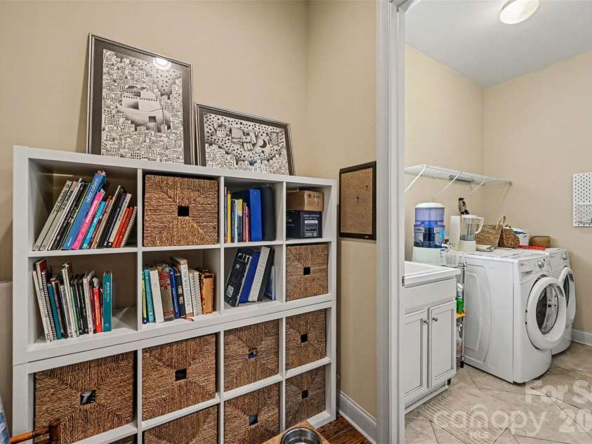 4106 Deer Track Court, Mint Hill, NC 28227.  MLS# CAR4418746, YatesRealty ID 49336. Back Hall and Laundry