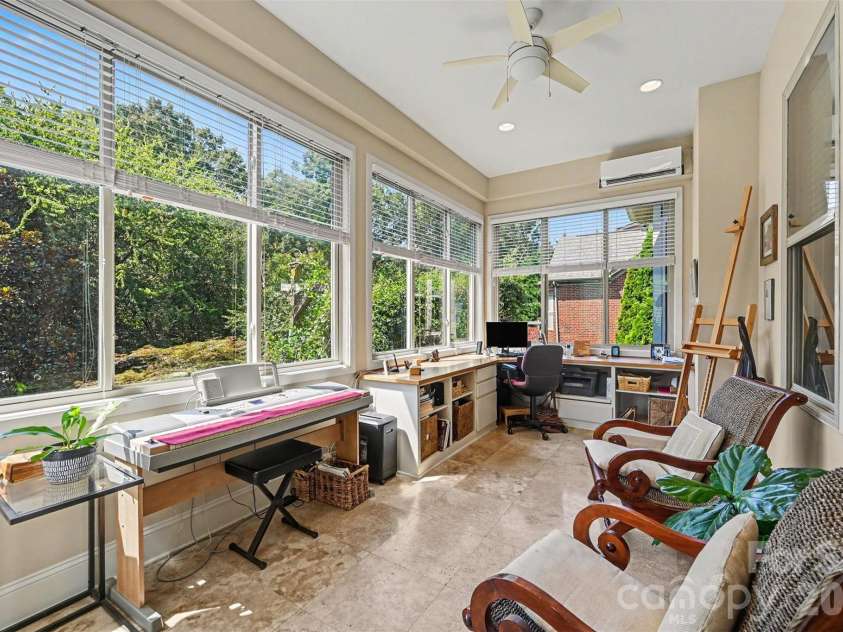 4106 Deer Track Court, Mint Hill, NC 28227.  MLS# CAR4418746, YatesRealty ID 49336. Sunroom/Office