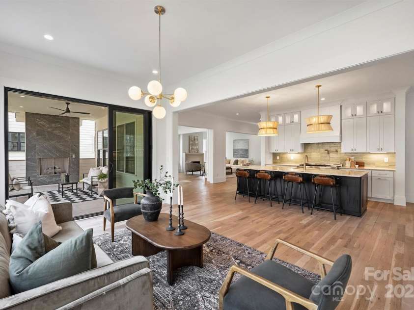 5026 Ohm Lane, Charlotte, NC 28270.  MLS# CAR4223780, YatesRealty ID 4934. Sun Room to Porch