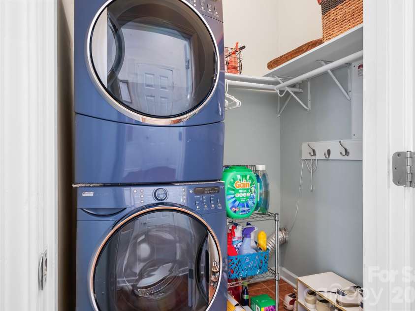 8606 Camberly Road, Huntersville, NC 28078.  MLS# CAR4404900, YatesRealty ID 49341. Laundry room on main level
